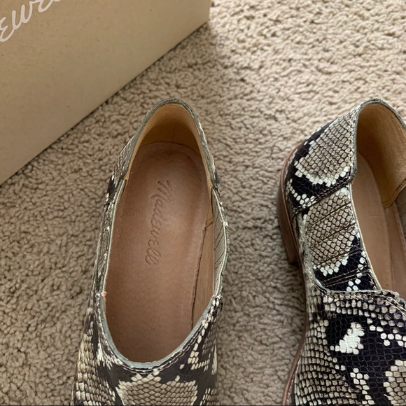 NEW Madewell Sonia Chelsea Snakeskin Print Boot - Picture 12 of 16